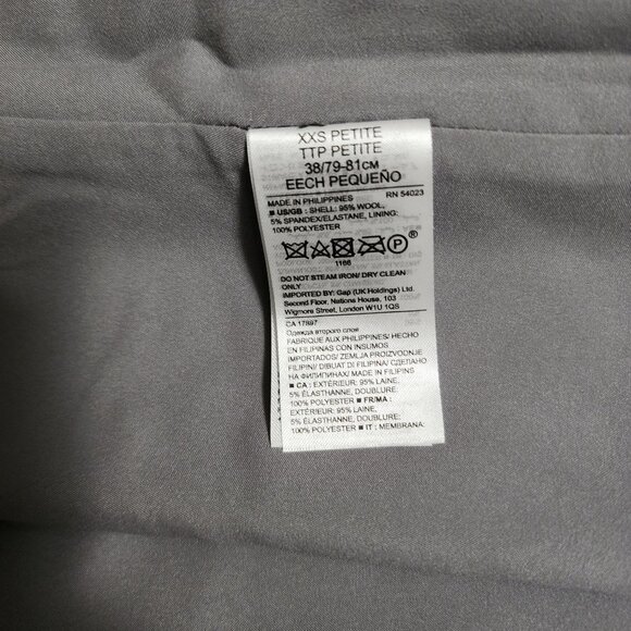 Banana Republic Womens Gray Wool Plaid Tailored Spaghetti Strap Camisole SizeXXS - Picture 4 of 5